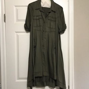 Military Swing Dress (Anthropologie)